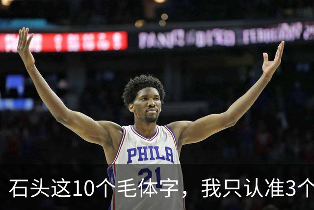 石头这10个毛体字，我只认准3个，余下的想请高人亮一手。再说学书：从“认得出”到“写得出”，草书最该下哪种笨功夫？
